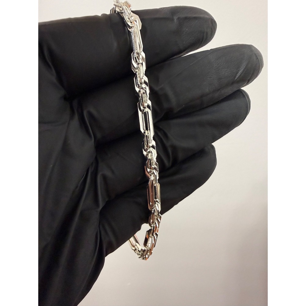 milano bracelet silver filled 10 inch 5mm stamped lobster clasp - Picture 6 of 8